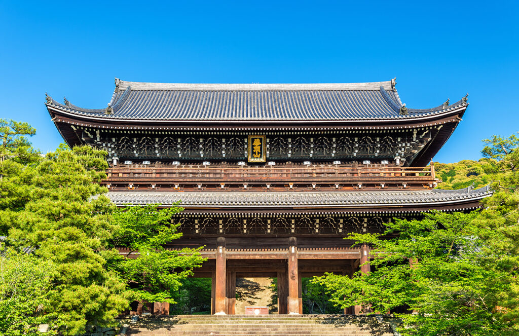 Sanmon Gate of Chion-in Temple in Kyoto - Japan